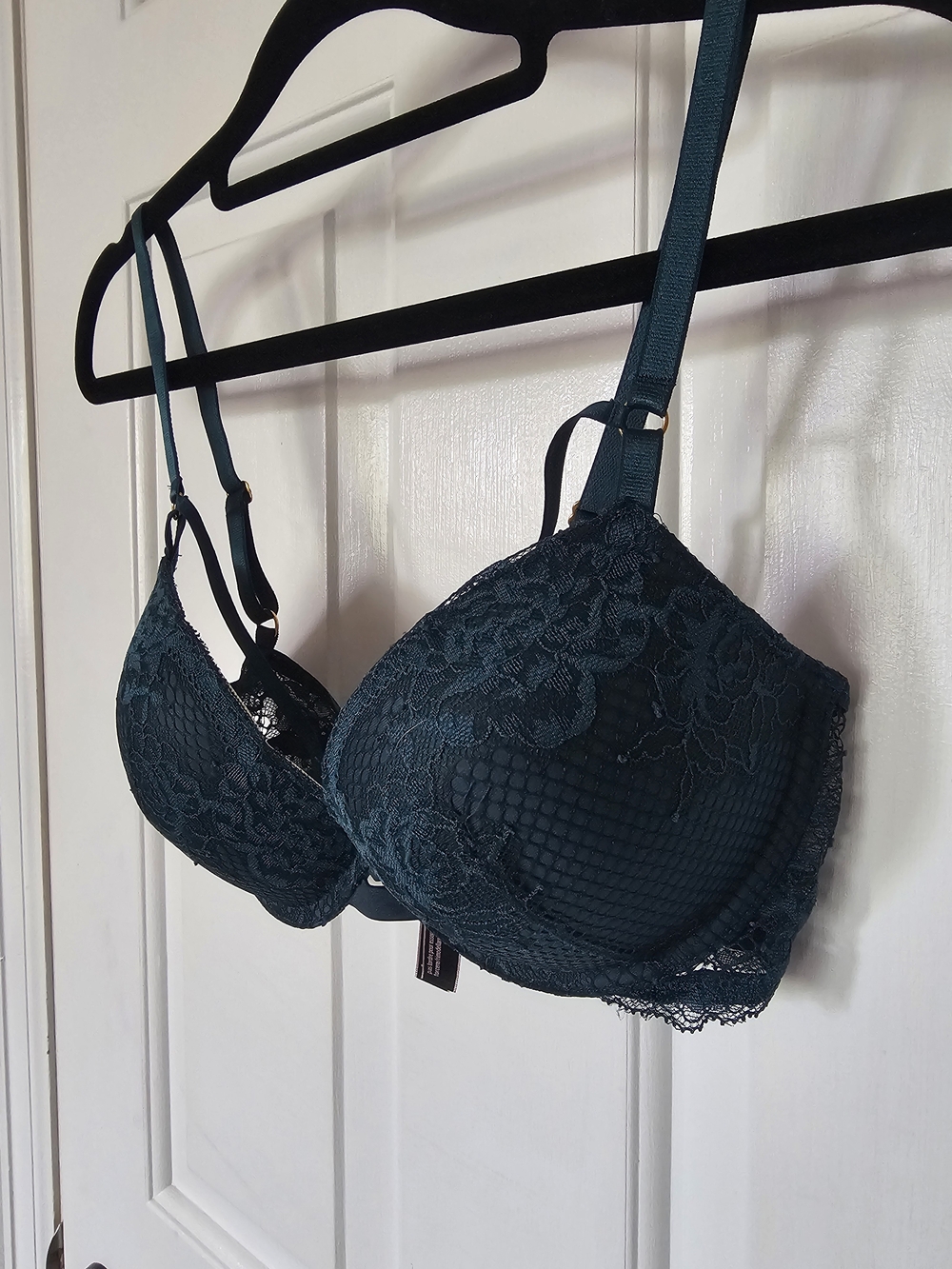 Victoria's Secret Teal Lace Push-Up Bra